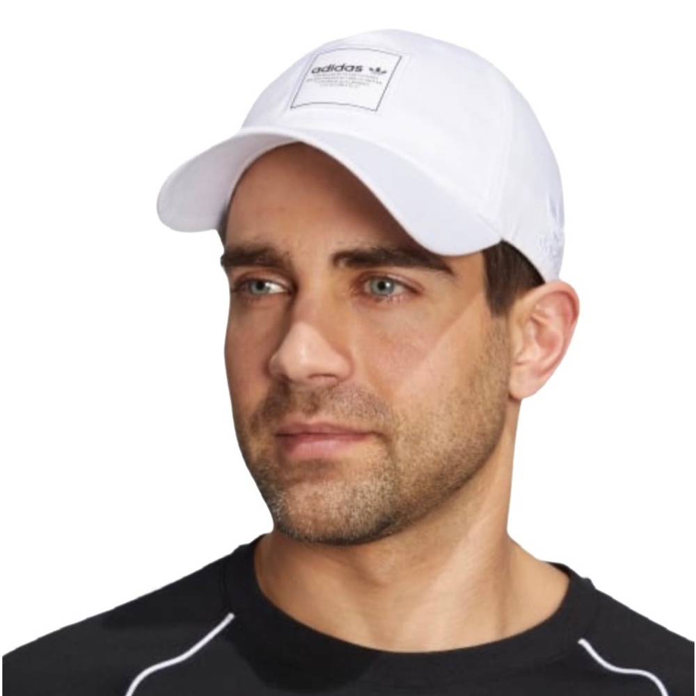 adidas Originals White Patch Logo Baseball Cap
